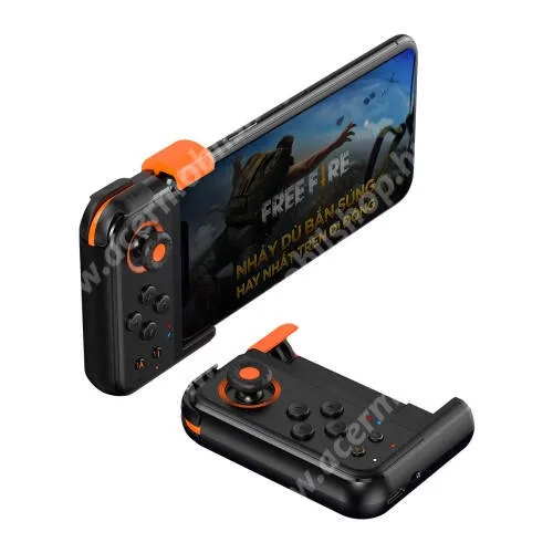 ACER beTouch T500 BASEUS GAMO GA05 UNIVERZÁLIS Kontroller / Joystick -Bluetooth 4.0,  ravasz FPS játékokhoz, 7 programozható gomb, PUBG-hez ajánlott, 65-83mm szélességű készülékekhez haszálható - FEKETE