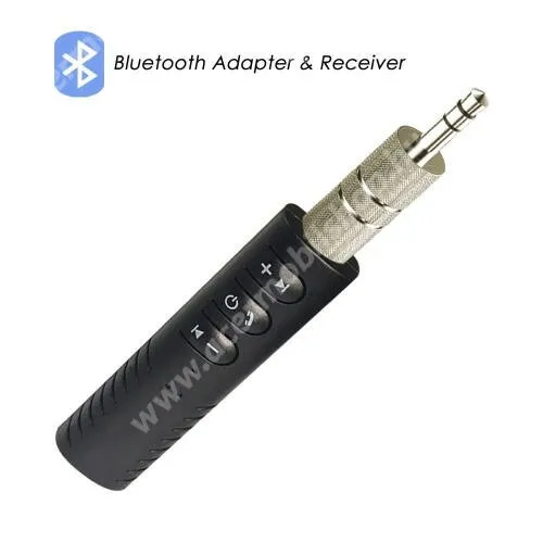ACER Liquid Z3 Bluetooth audio vevő adapter - V4.1, 3,5mm jack csatlakozóba illeszthető, 60mAh beépített akkumulátor  - FEKETE
