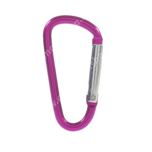 ACER Liquid Z110 D-alakú alumínium karabiner - 1db - RÓZSASZÍN