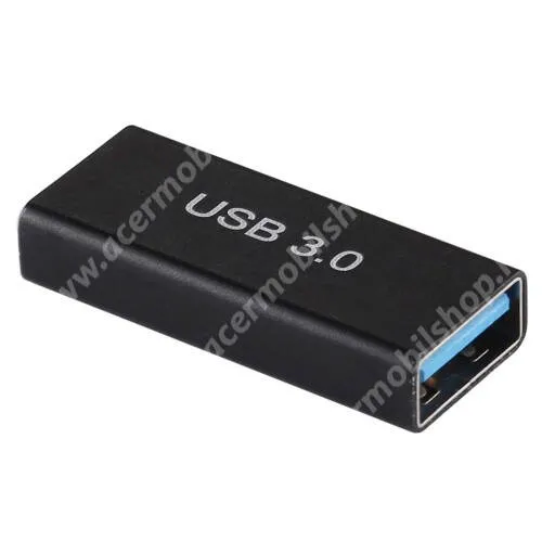 ACER Liquid Z3 USB Adapter - USB 3.0 ANYA / USB 3.0 ANYA - FEKETE - 34 x 1 3x 7mm