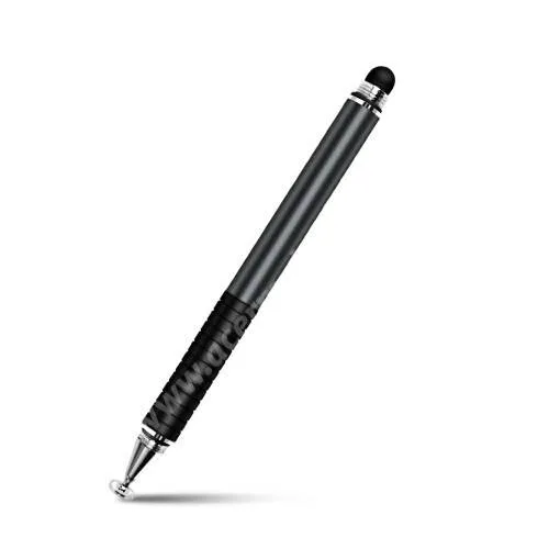 ACER Liquid S1 Érintőképernyő ceruza 2 az 1-ben - korongos és gumipárnás érintkező, kapacitív kijelzőhöz, KÉZÍRÁSRA, RAJZOLÁSRA IS ALKALMAS - SZÜRKE