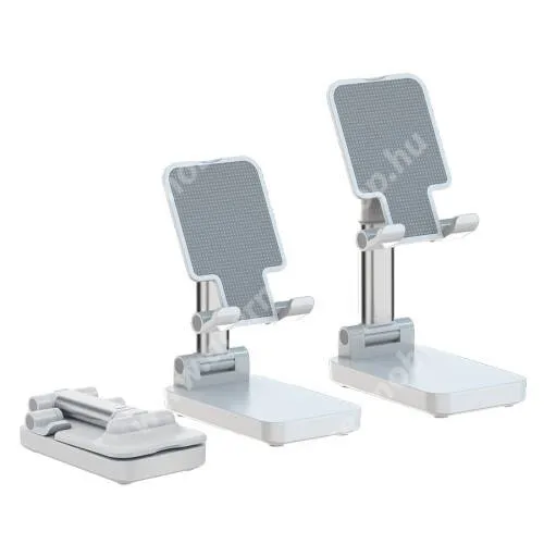 ACER Liquid Z3 UNIVERZÁLIS asztali telefon / tablet tartó, állvány / beépített Power Bank - összecsukható, kihúzható, állítható dőlésszög, beépített 5000mAh akkumulátor, 5V/2A, 10W, 1x Type-C, 1x USB, 1x microUSB port - FEHÉR