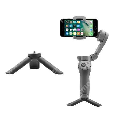 ACER Liquid Z220 UNIVERZÁLIS mini TRIPOD állvány - 1/4"-os rögzítő univerzális csavarral, csúszásgátló, DLSR kamera / DJI OSMO 3/ 2 / GoPro kompatibilis,  8 x 3.5 cm - FEKETE