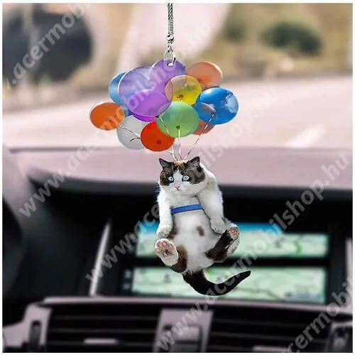 ACER Liquid Z3 Autó visszapillantó tükörre tehető dísz - 12g, 11 x 8cm - CICA LUFI MINTÁS