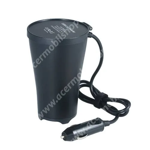  UNIVERZÁLIS szivargyújtó töltő / autós töltő elosztó / inverter - max 150W!, feszültségátalakítós 12V-os egyenfeszültségből AC 220 váltakozó feszültséget alakít, pohártartóba helyezhető, 2x USB port 5V/2.4A, 12W, 1x extra szivargyújtó aljzat - 142 x 60 x 