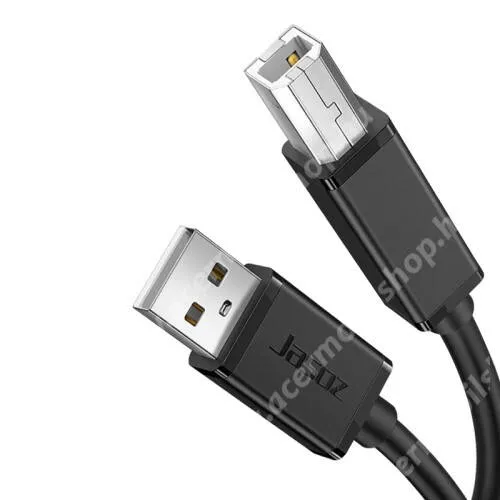 ACER Liquid S1 JASOZ nyomtató kábel - USB-B 2.0 / USB-C 2.0 csatlakozó, árnyékolt, 3m hosszú - FEKETE