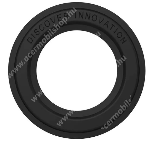 ACER Liquid Z3 NILLKIN SnapHold univerzális Apple MagSafe mágneses fémlap mágneses autós tartókhoz / QI MagSafe töltőkhöz - 1db, PU bőrrel bevont, mágneses autós tartóhoz ideális, MagSafe kompatibilis, QI fogadóegység nélkül! - FEKETE - GYÁRI