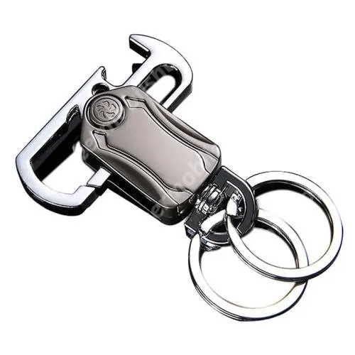 ACER Liquid S1 UNIVERZÁLIS ÜVEGNYITÓ / FIDGET SPINNER - sörnyitó, kulcstartóra tehető, karabiner, fidget spinner anti-stressz játék, 22mm x 97mm - FEKETE