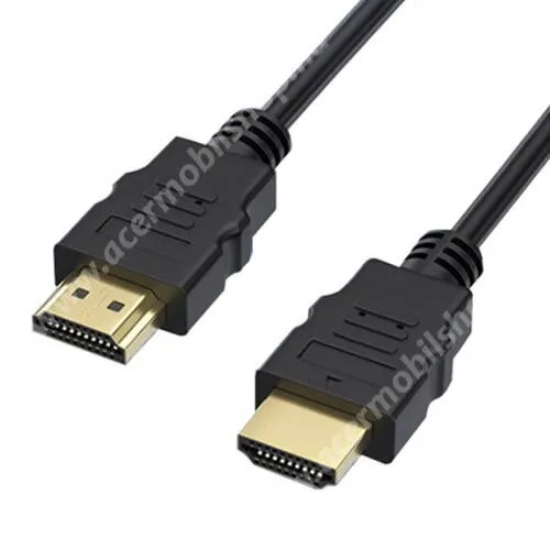 ACER Liquid Z3 HDMI-HDMI kábel 1,5m-es vezetékkel - HDMI 2.0 aranyozott csatlakozók - FEKETE