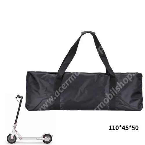 ACER Liquid Z3 Xiaomi Mijia elektromos rollerekhez hordozó táska - vízálló, oxford szövetből + ABS anyagból készült, állítható vállpánt, kézitáskaként és válltáskaként is használható, 110cm hosszú x 45cm magas x 10cm széles - FEKETE