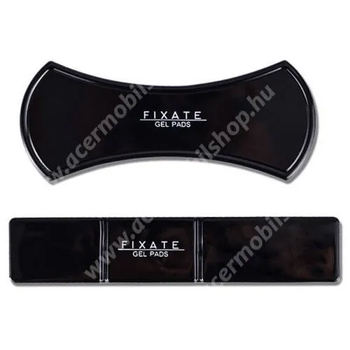 ACER Liquid Z3 UNIVERZÁLIS csúszásgátló pad gépkocsi műszerfalra / asztalra  - 2db, mosható, NANO-PAD tulajdonság, Téglalap forma (H*Sz*Ma): 15 x 3 x 0.5cm, Ívforma (H*Sz*Ma): 13.5 x 5.5 x 0.35 cm - FEKETE