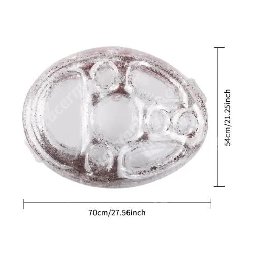 ACER Iconia B1-721 UNIVERZÁLIS felfújható italtartó / tálca - több fakkos, oldalsó fogantyúk, mini bár a medencébe, strand - ÁTLÁTSZÓ