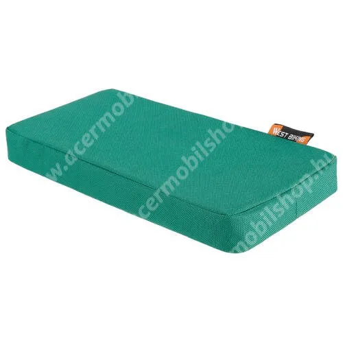 ACER Liquid Z5 WEST BIKING UNIVERZÁLIS biciklis hátsó üléspárna - PE szivacs béléssel, oxford szövet, gyorskötözővel rögzíthető, csúszásmentes, 320 x 155 x 35mm - ZÖLD