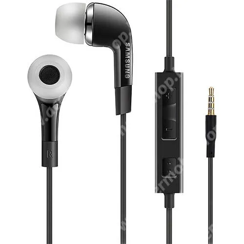 ACER Iconia Tab A501 SAMSUNG sztereo fülhallgató, headset - FEKETE - 3,5mm jack, mikrofon, felvevő és hangerőszabályzó gomb - EHS64AVFBE - GYÁRI - Csomagolás nélküli