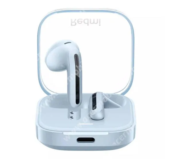 ACER Liquid Z3 XIAOMI REDMI BUDS 6 ACTIVE bluetooth fülhallgató, headset - VILÁGOSKÉK - Sztereo, v5.4, TWS, zajszűrő, mikrofon, IPX4 + töltőtok - BHR8394GL - GYÁRI
