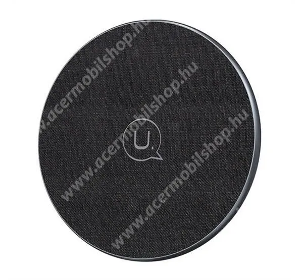 ACER Liquid S1 Usams, Qi Wireless vezetéknélküli gyorstöltő állomás, 15W, fogadóegység nélkül, Fekete