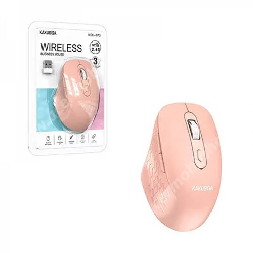 Acer Iconia M10 (M10-11-K1M7) KAKUSIGA QIYUE vezetéknélküli egér, 2.4Ghz Wireless + Bluetooth csatlakozás, 1200/1600/2400 DPI, 6 gombos, Beépített akkumulátor, Type-C töltőaljzat, Rózsaszín