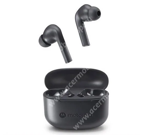 ACER Liquid Z3 MOTOROLA BUDS 065 bluetooth fülhallgató, Sztereó, v5.3, TWS, Mikrofon, Zajszűrő, IPX4, Töltőtok, Fekete