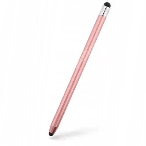 Acer Iconia P10 (P10-11-K8YD) Tech Protect Touch Stylus érintőképernyő ceruza, Kapacitív kijelzőhöz, 14cm hosszú, Alumínium, Kétoldalas, Rose gold