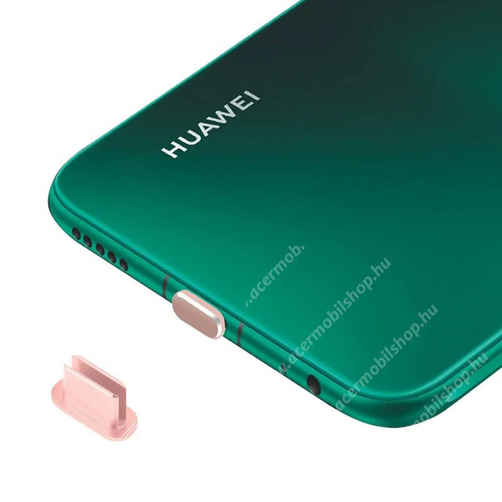 Acer Iconia M10 (M10-11-K1M7) Alumínium Type-C töltőnyílás porvédő dugó, 1db, Rose Gold