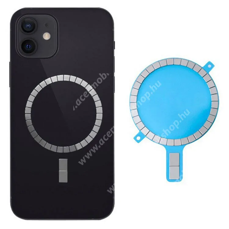 ACER Liquid S1 Univerzális MagSafe rögzítő mágnesgyűrű okostelefonhoz, 36+2 erős mágnes, Ezüst