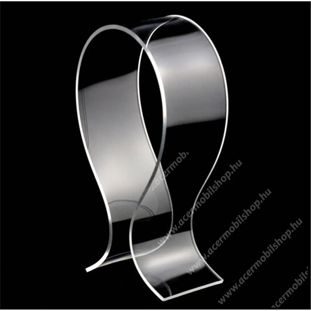 ACER Liquid Z3 Fejhallgató tartó, állvány, Akril, 220 x 125 x 60mm, Átlátszó