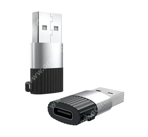 ACER Liquid Z3 XO átalakító adapter, OTG, USB-C / USB-A, Adatátvitel és töltés támogatás, Kulcstartóra tehető, NB149-E, Fekete