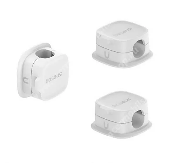 ACER Liquid S1 Baseus kábelszervező, Rendező, Rögzítő, Ötapadós, 3db, B01331106211-00, Fehér