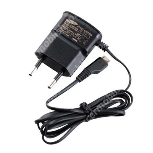 ACER Liquid Z220 Samsung hálózati töltő, 3,5W, 5V/700mAh, Fix microUSB kábel, ETA0U10EBE, Fekete