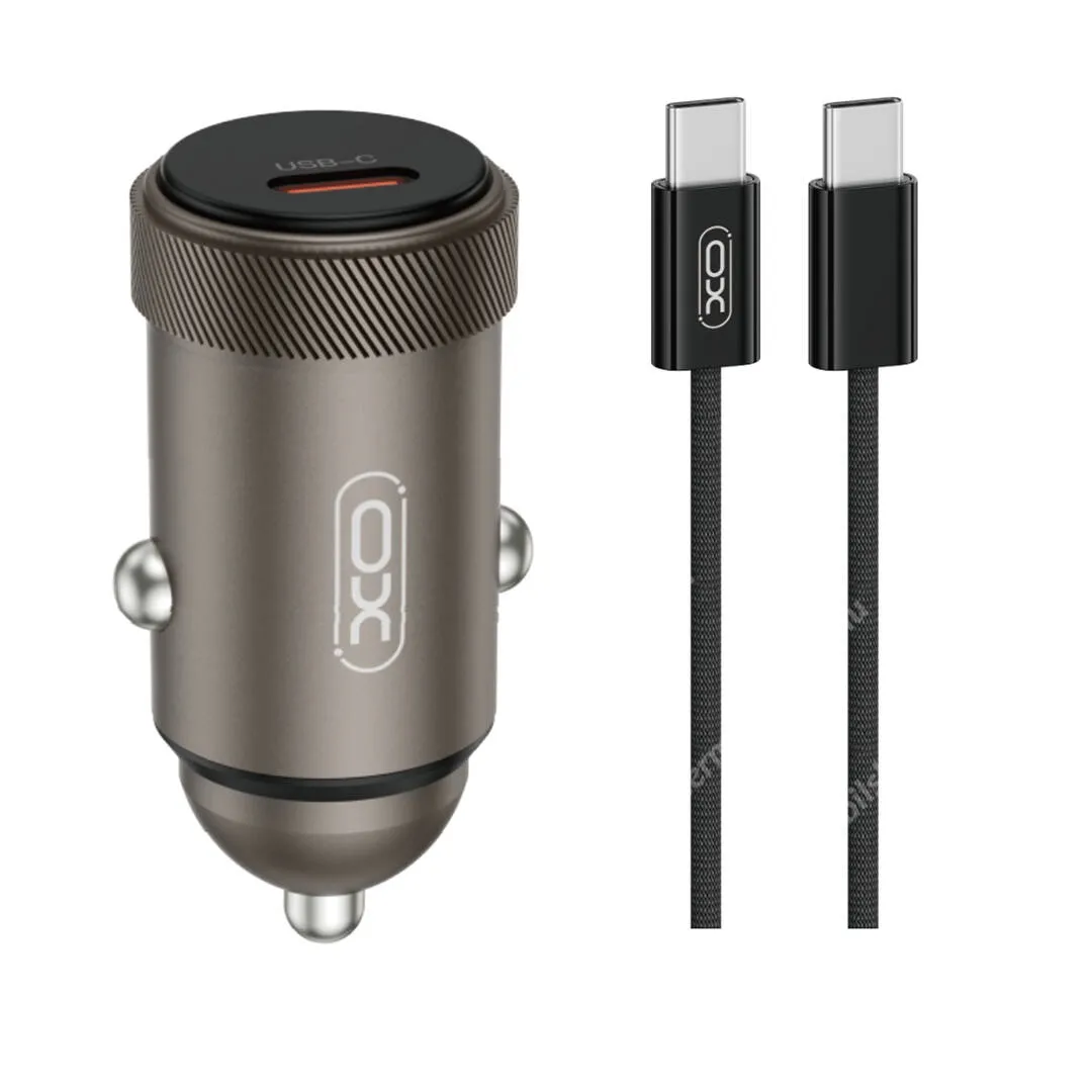 ACER Liquid S1 XO autós telefontöltő, 1 x USB-C aljzat, 30W, PD 3.0, QC 3.0, AFC, FCP, SCP, PPS gyorstöltés, Type-C kábel, CC70, Fekete